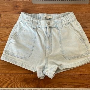 PacSun high waisted denim shorts